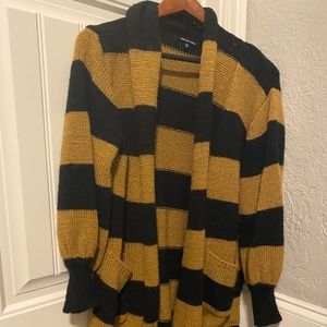 Black and Gold Cardigan